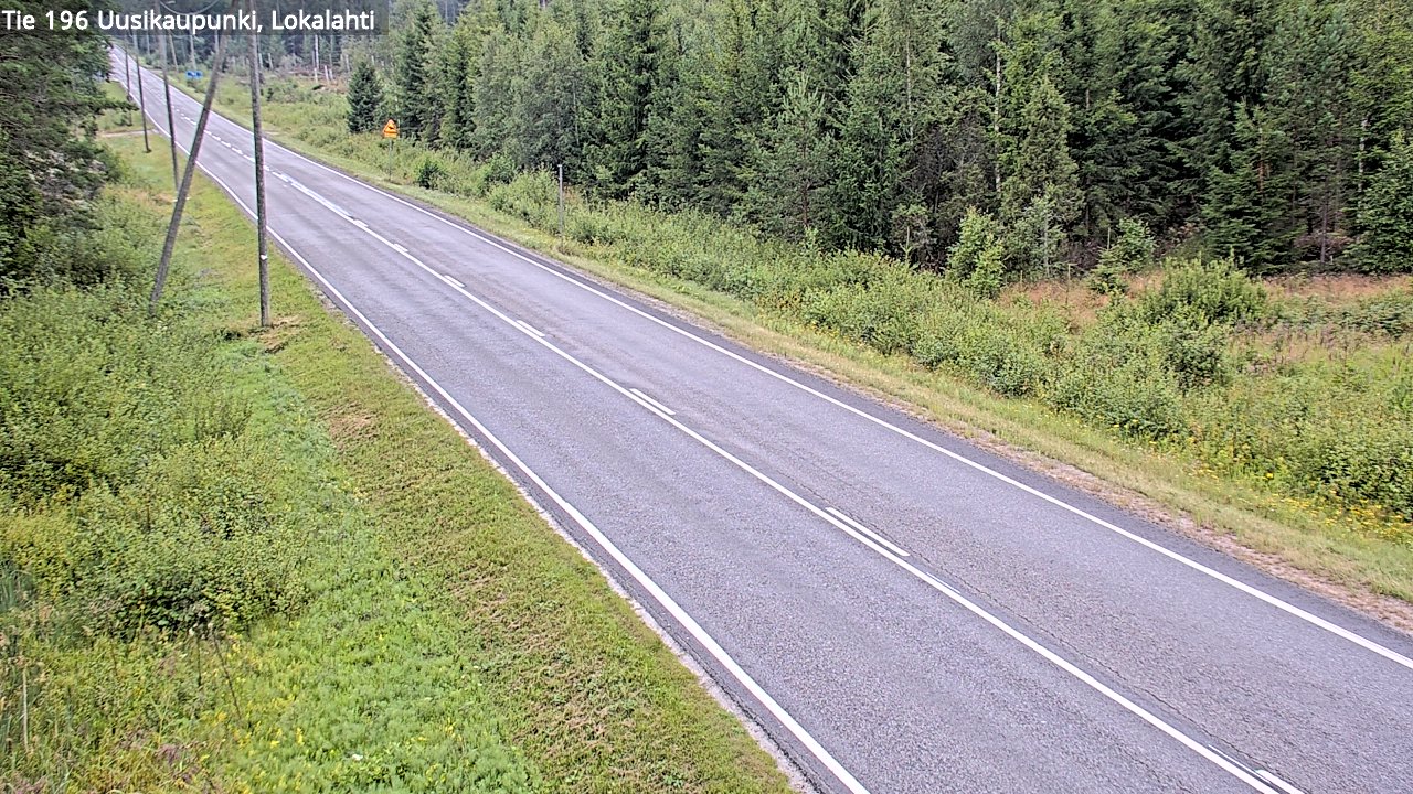 Weather Camera Image Road 196 Uusikaupunki, Lokalahti, Uusikaupunki, Varsinais-Suomi