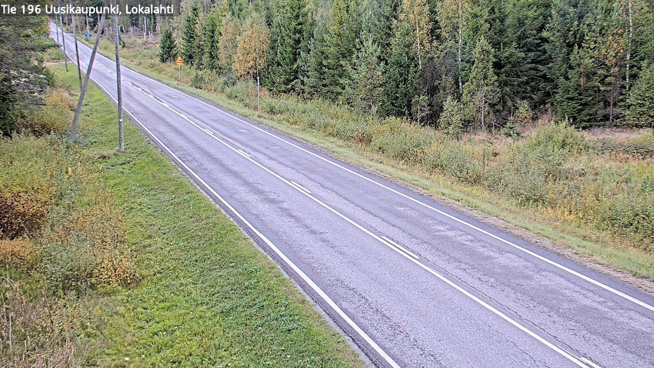 Weather Camera Image Road 196 Uusikaupunki, Lokalahti, Uusikaupunki, Varsinais-Suomi
