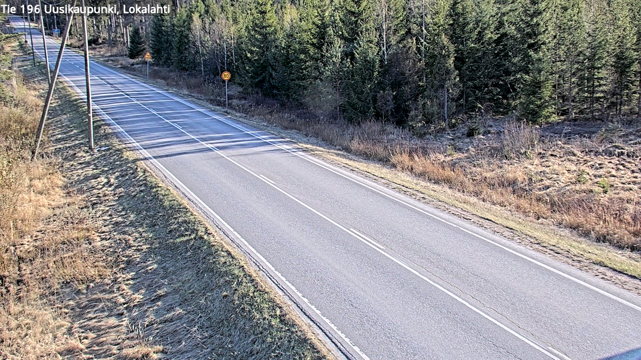 Kelikamerat Kuva Tie 196 Uusikaupunki, Lokalahti, Uusikaupunki, Varsinais-Suomi