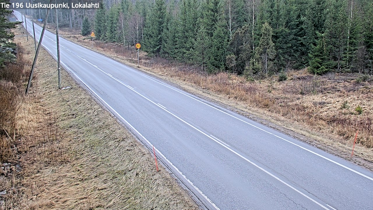 Kelikamerat Kuva Tie 196 Uusikaupunki, Lokalahti, Uusikaupunki, Varsinais-Suomi