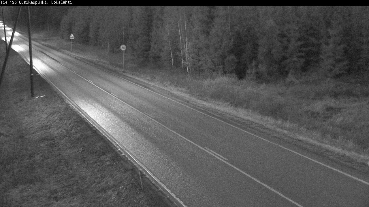Weather Camera Image Väg 196 Nystad, Lokalax, Uusikaupunki, Varsinais-Suomi