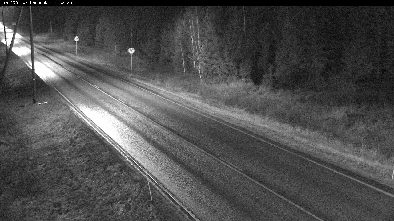 Weather Camera Image Väg 196 Nystad, Lokalax, Uusikaupunki, Varsinais-Suomi