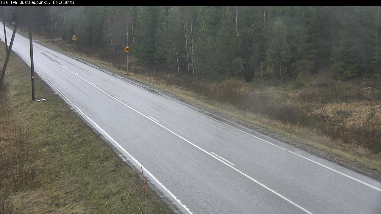 Weather Camera Image Väg 196 Nystad, Lokalax, Uusikaupunki, Varsinais-Suomi