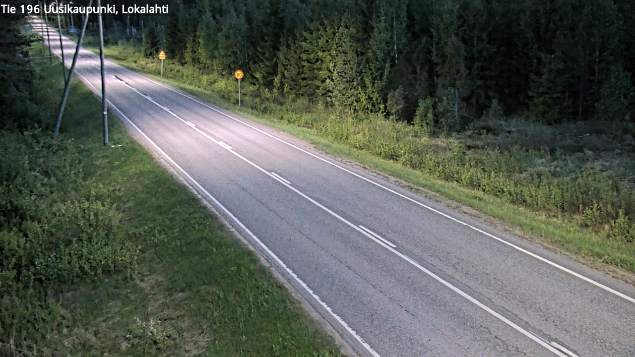 Kelikamerat Kuva Tie 196 Uusikaupunki, Lokalahti, Uusikaupunki, Varsinais-Suomi