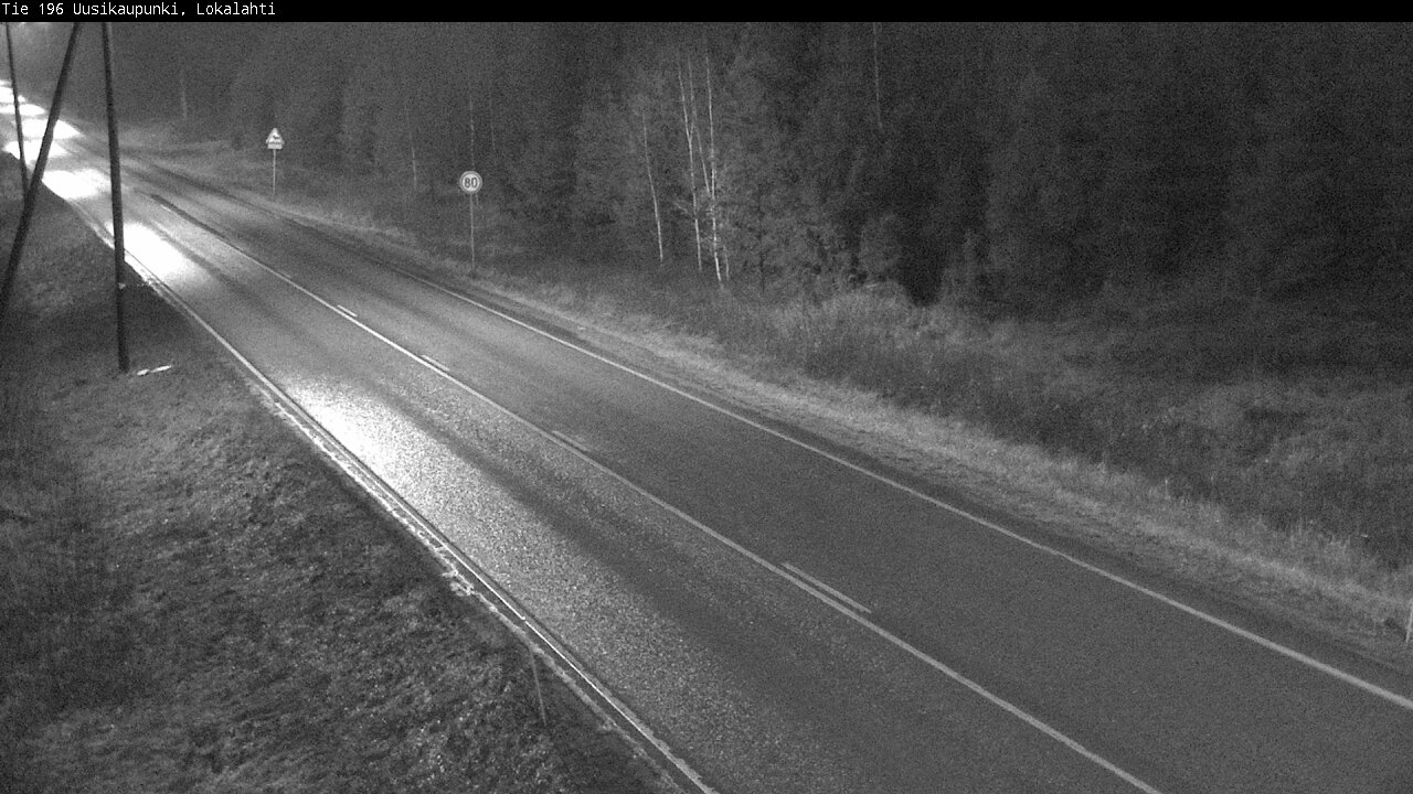 Weather Camera Image Väg 196 Nystad, Lokalax, Uusikaupunki, Varsinais-Suomi
