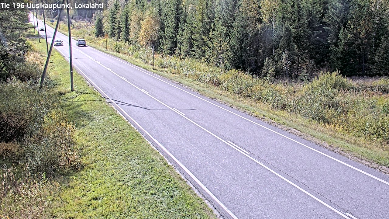 Weather Camera Image Road 196 Uusikaupunki, Lokalahti, Uusikaupunki, Varsinais-Suomi