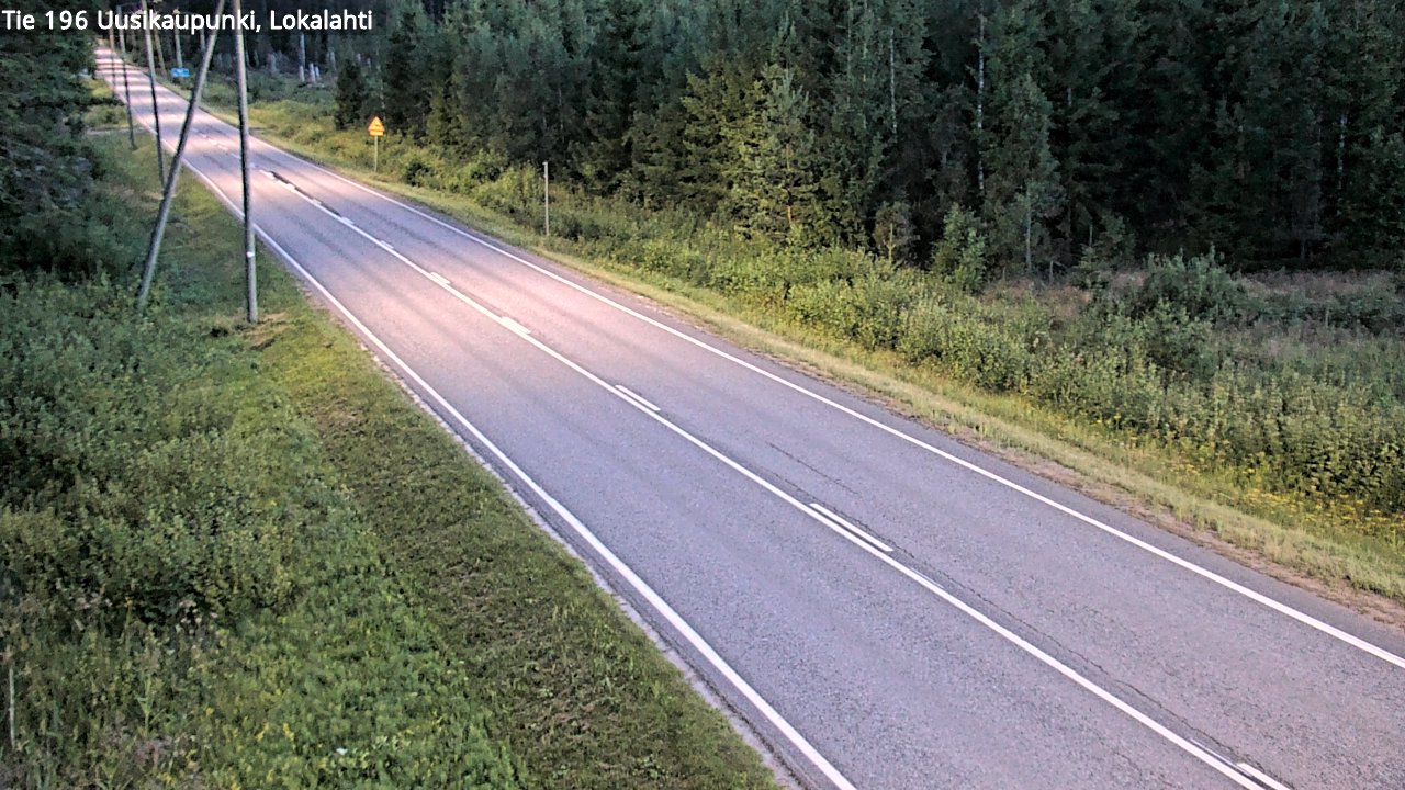 Kelikamerat Kuva Tie 196 Uusikaupunki, Lokalahti, Uusikaupunki, Varsinais-Suomi