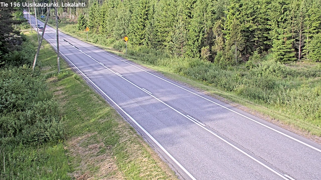 Weather Camera Image Road 196 Uusikaupunki, Lokalahti, Uusikaupunki, Varsinais-Suomi