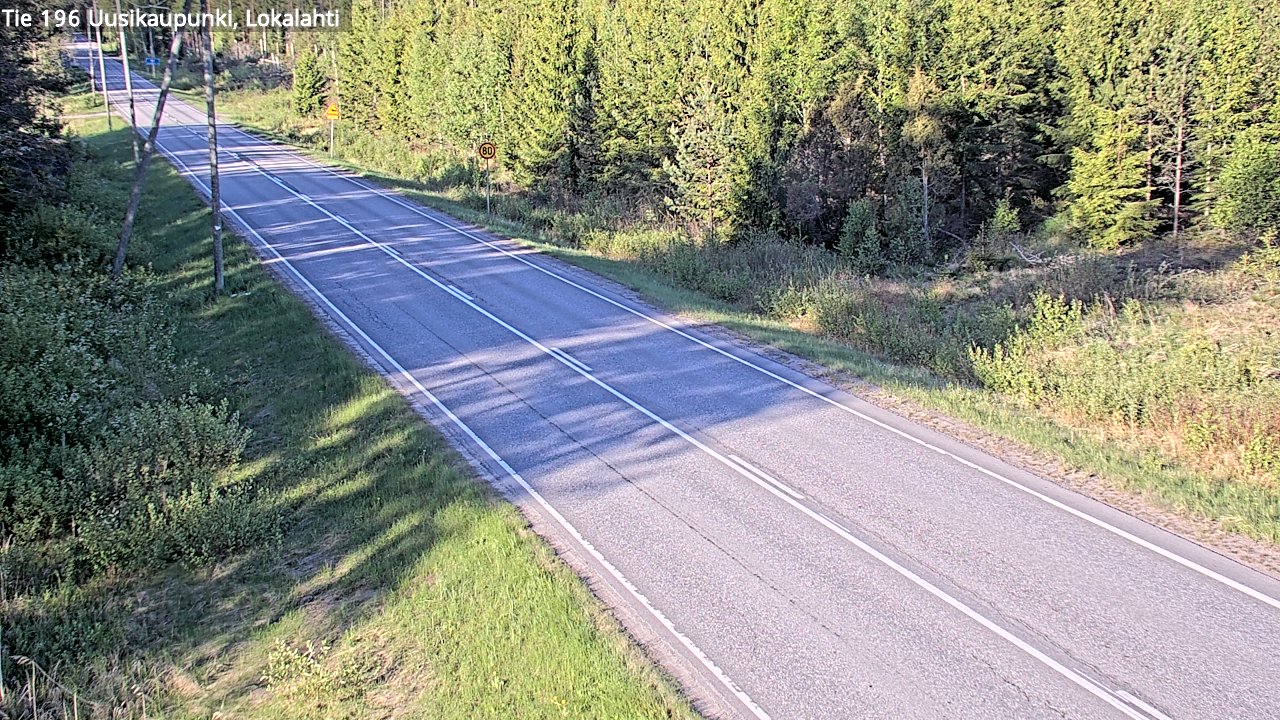 Kelikamerat Kuva Tie 196 Uusikaupunki, Lokalahti, Uusikaupunki, Varsinais-Suomi