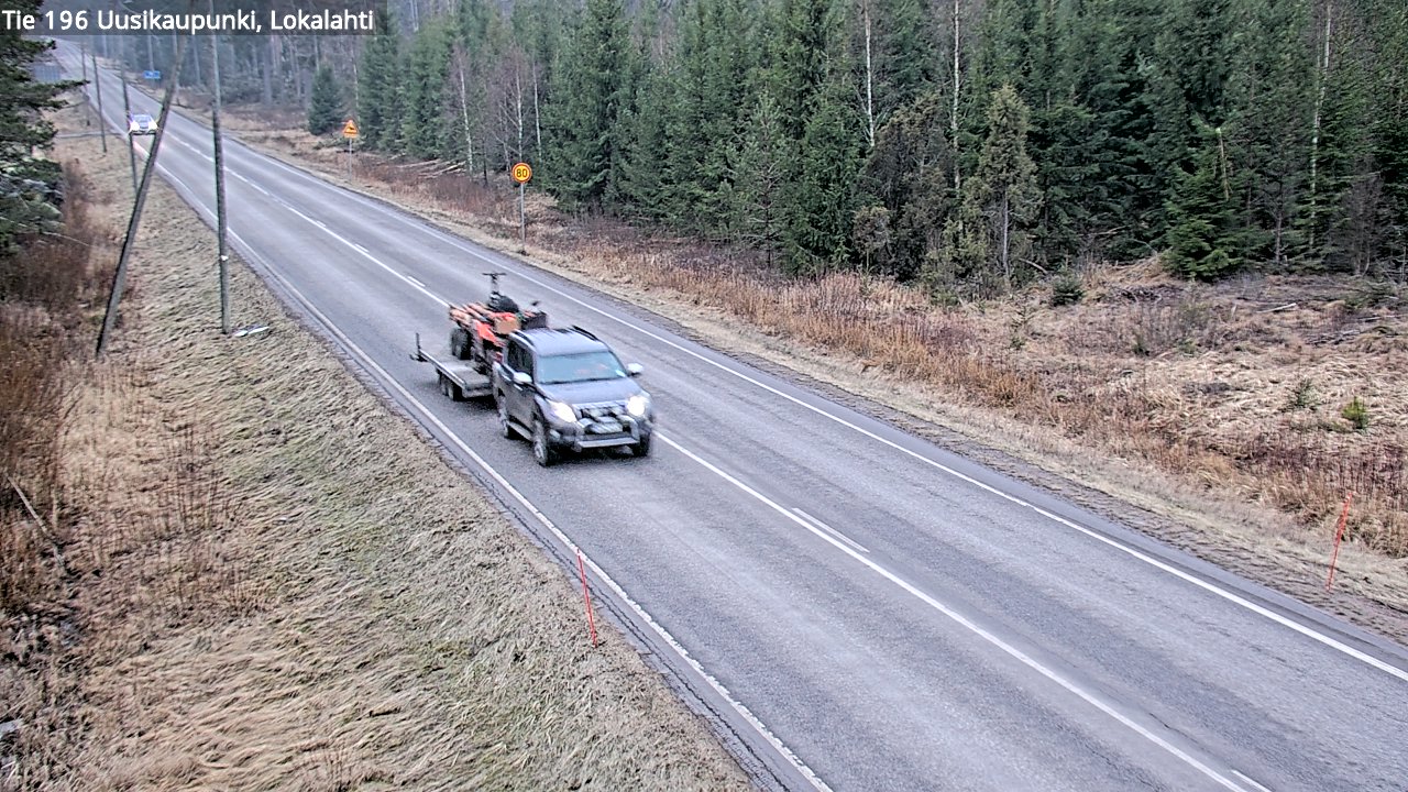 Kelikamerat Kuva Tie 196 Uusikaupunki, Lokalahti, Uusikaupunki, Varsinais-Suomi