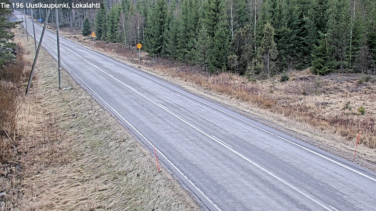 Kelikamerat Kuva Tie 196 Uusikaupunki, Lokalahti, Uusikaupunki, Varsinais-Suomi