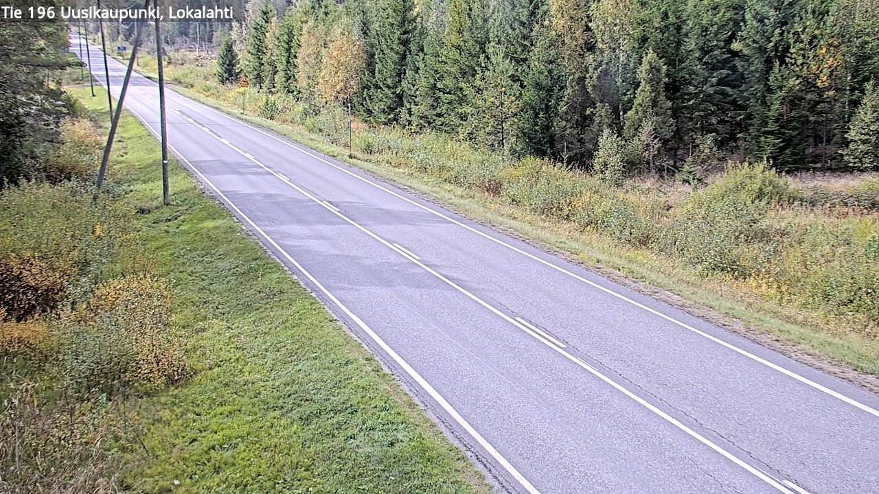 Kelikamerat Kuva Tie 196 Uusikaupunki, Lokalahti, Uusikaupunki, Varsinais-Suomi