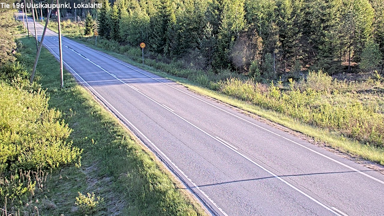 Kelikamerat Kuva Tie 196 Uusikaupunki, Lokalahti, Uusikaupunki, Varsinais-Suomi