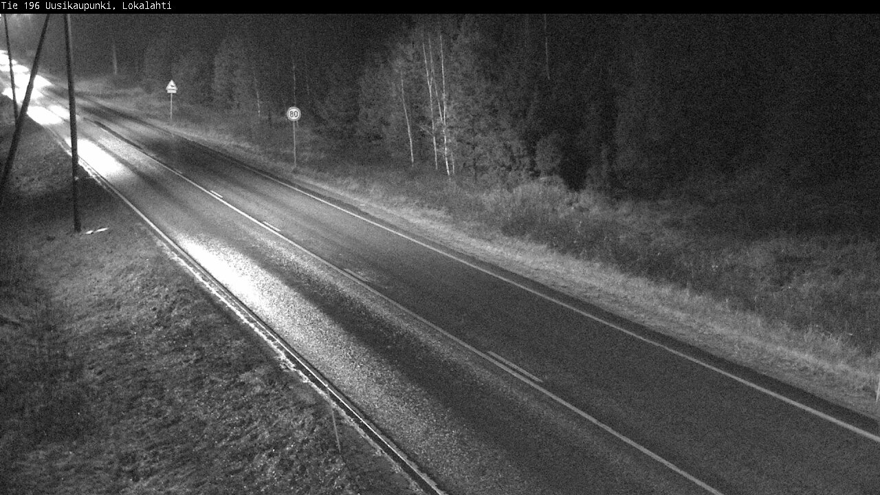Weather Camera Image Väg 196 Nystad, Lokalax, Uusikaupunki, Varsinais-Suomi