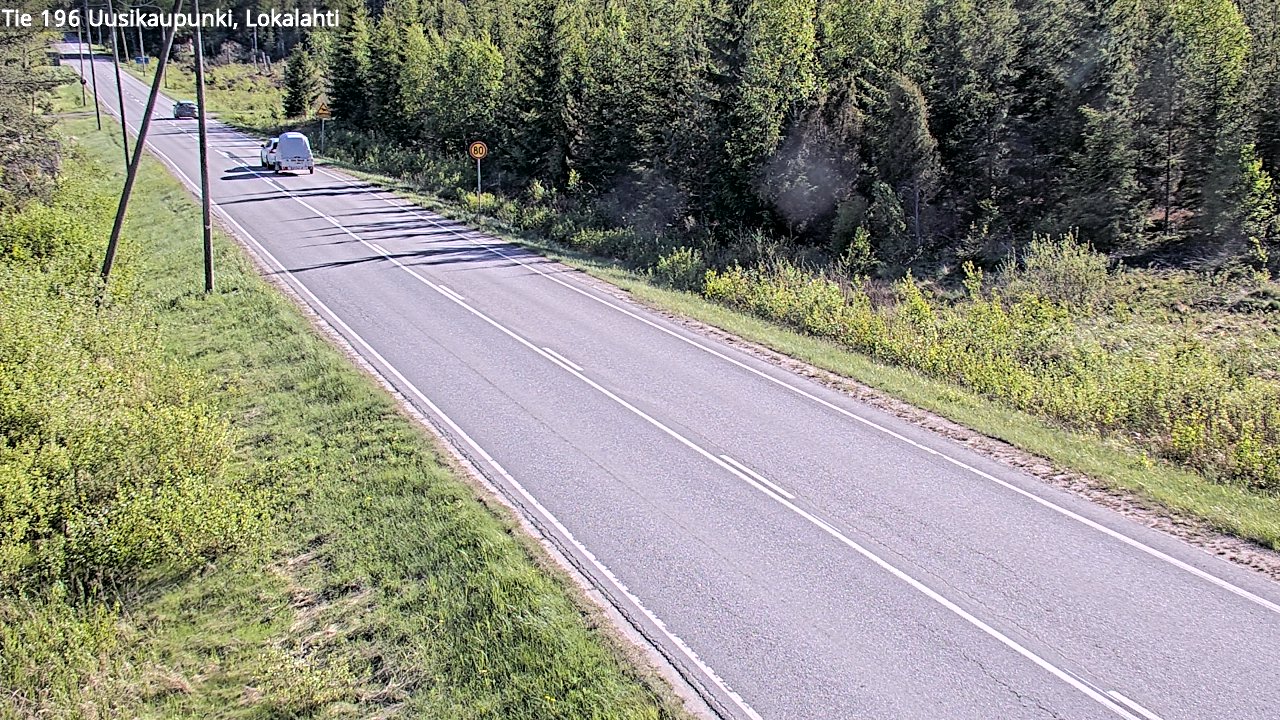 Kelikamerat Kuva Tie 196 Uusikaupunki, Lokalahti, Uusikaupunki, Varsinais-Suomi