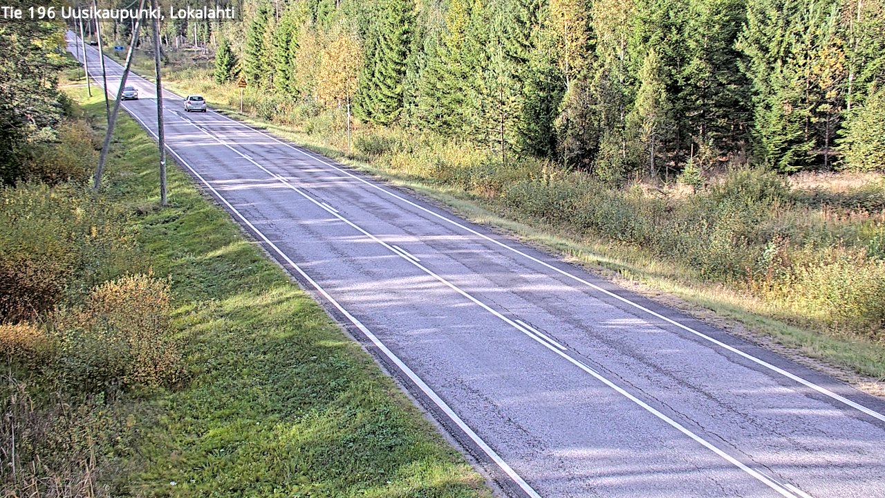 Weather Camera Image Road 196 Uusikaupunki, Lokalahti, Uusikaupunki, Varsinais-Suomi