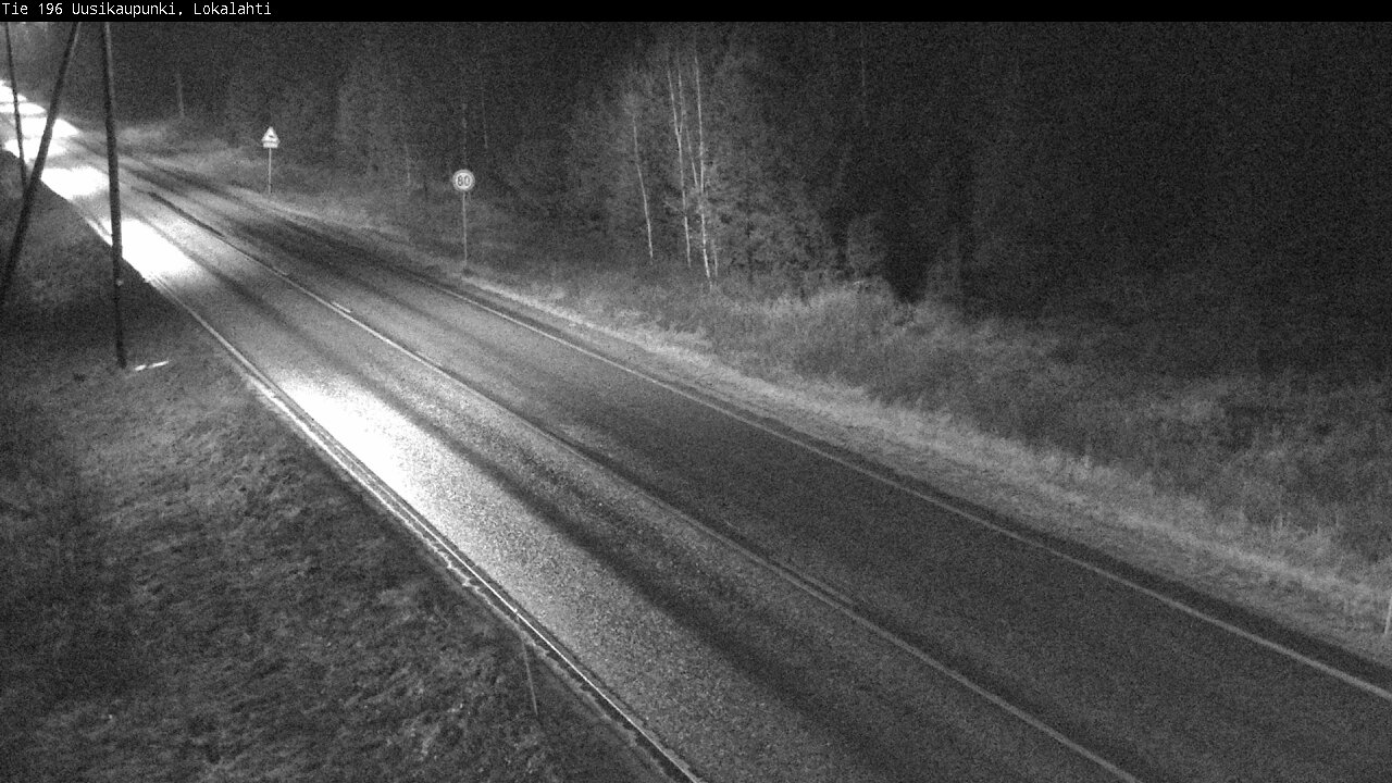 Weather Camera Image Väg 196 Nystad, Lokalax, Uusikaupunki, Varsinais-Suomi