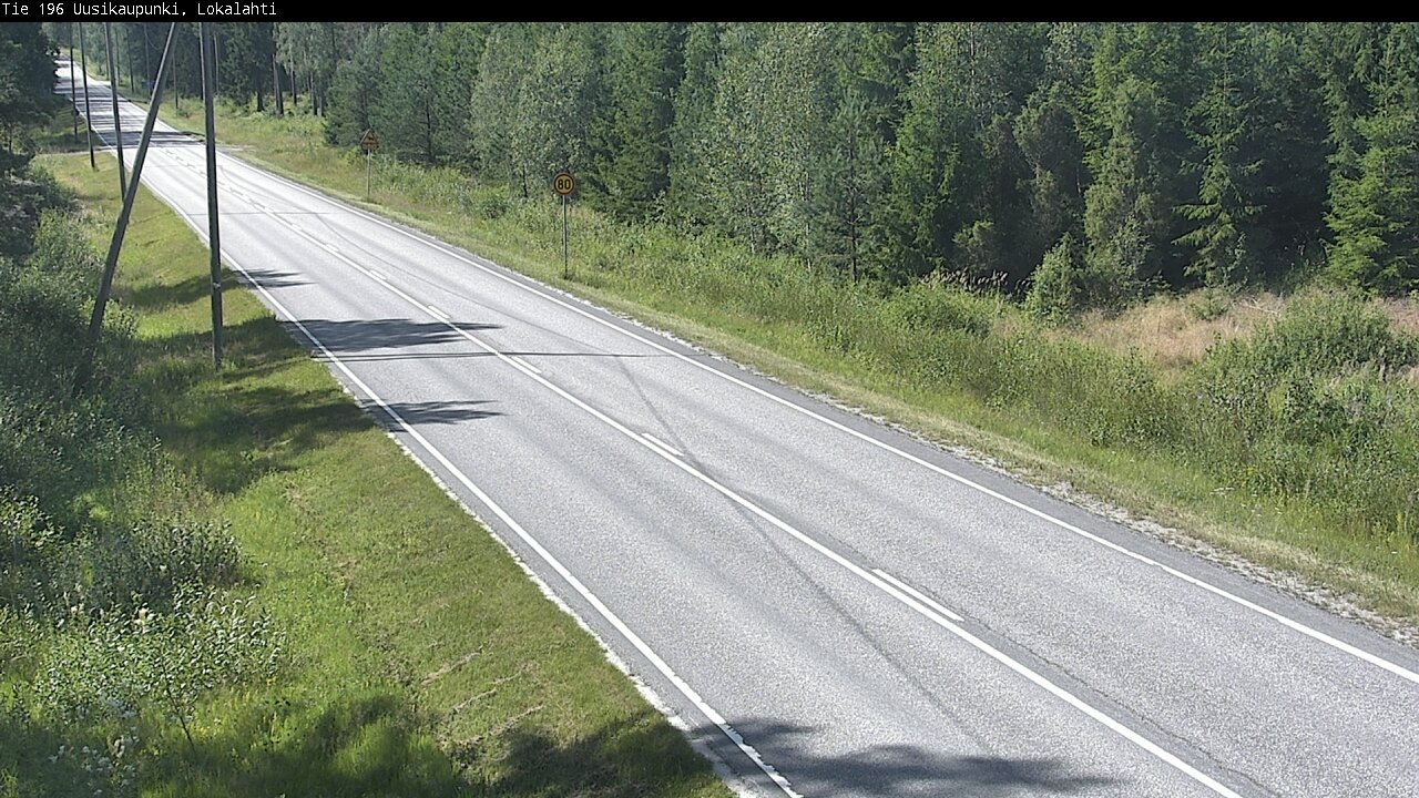 Weather Camera Image Väg 196 Nystad, Lokalax, Uusikaupunki, Varsinais-Suomi