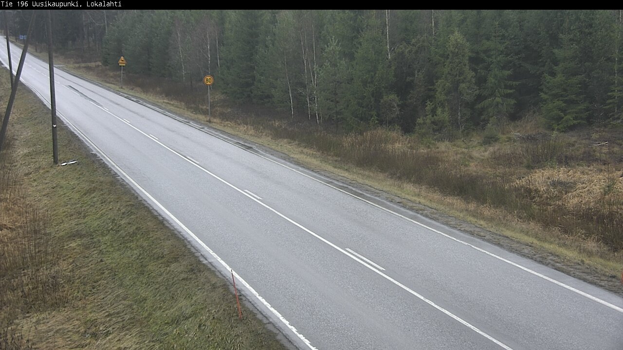 Weather Camera Image Väg 196 Nystad, Lokalax, Uusikaupunki, Varsinais-Suomi