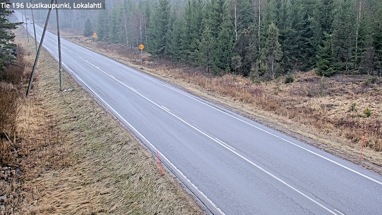 Kelikamerat Kuva Tie 196 Uusikaupunki, Lokalahti, Uusikaupunki, Varsinais-Suomi