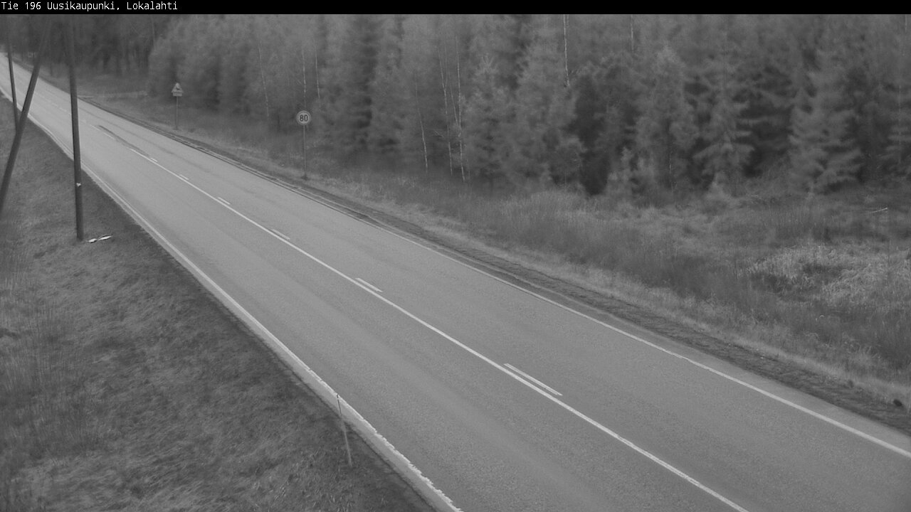 Weather Camera Image Väg 196 Nystad, Lokalax, Uusikaupunki, Varsinais-Suomi