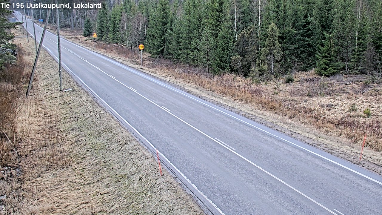 Kelikamerat Kuva Tie 196 Uusikaupunki, Lokalahti, Uusikaupunki, Varsinais-Suomi