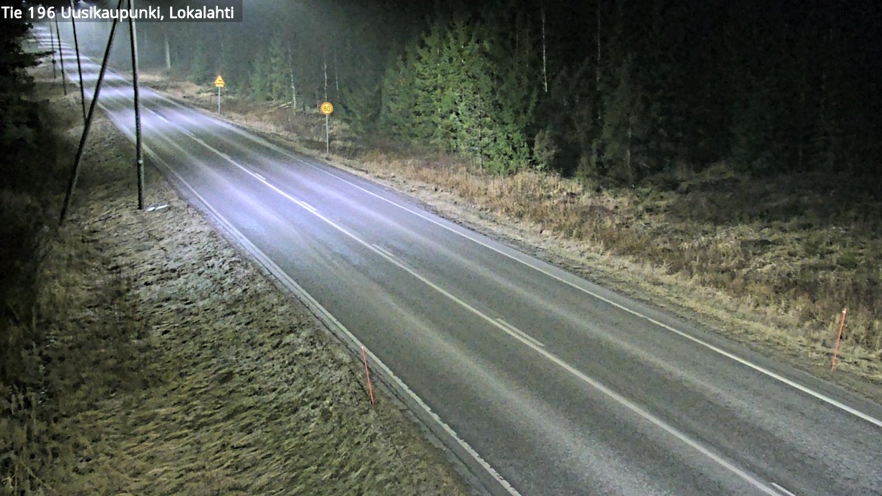Weather Camera Image Väg 196 Nystad, Lokalax, Uusikaupunki, Varsinais-Suomi