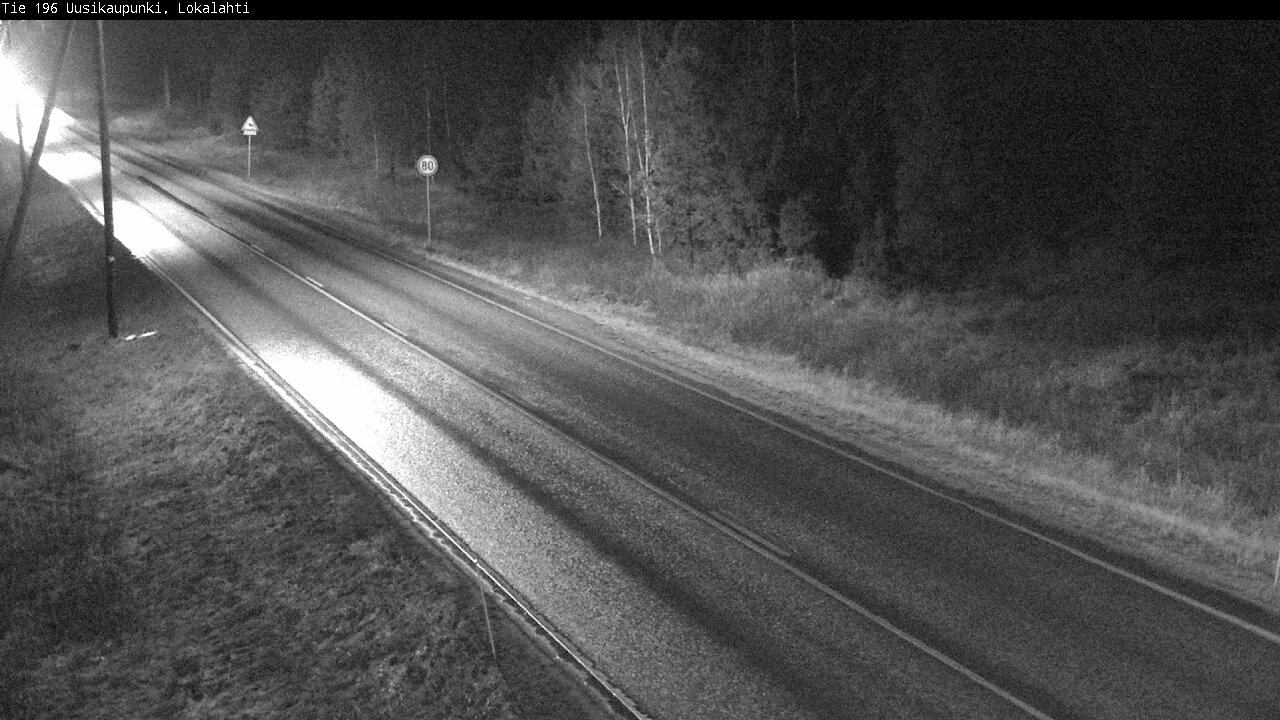 Weather Camera Image Väg 196 Nystad, Lokalax, Uusikaupunki, Varsinais-Suomi