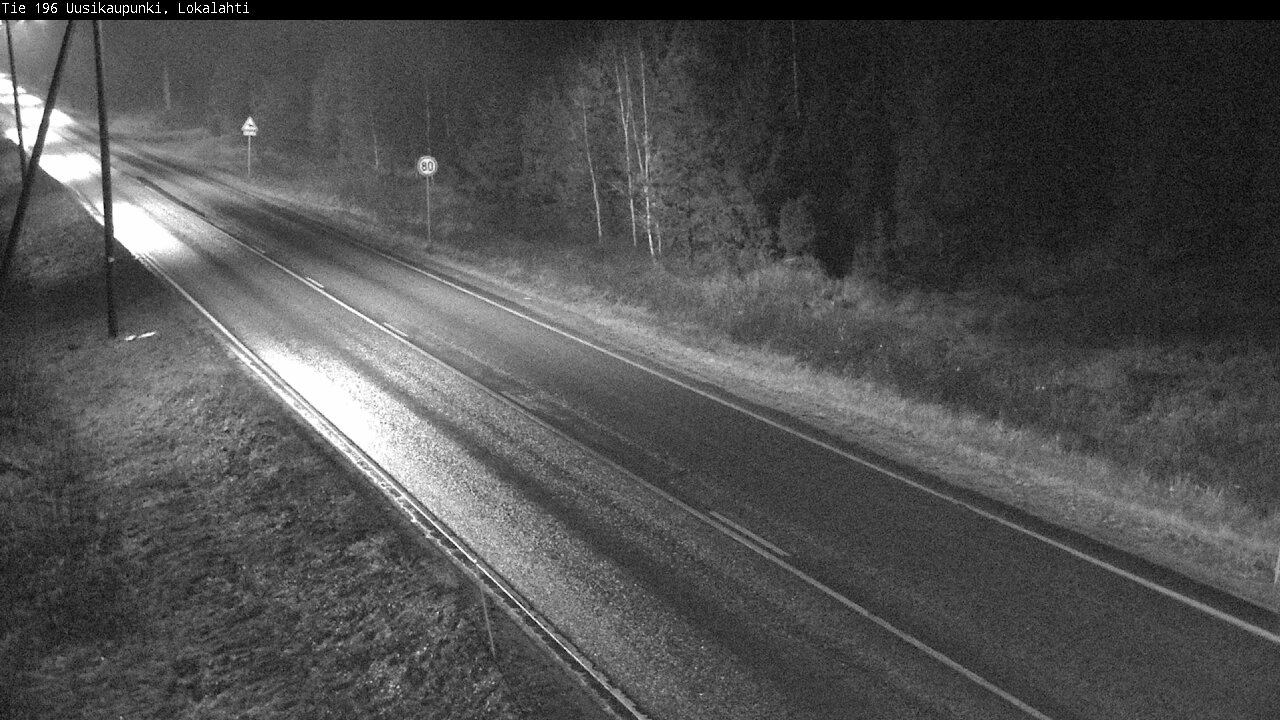 Weather Camera Image Väg 196 Nystad, Lokalax, Uusikaupunki, Varsinais-Suomi