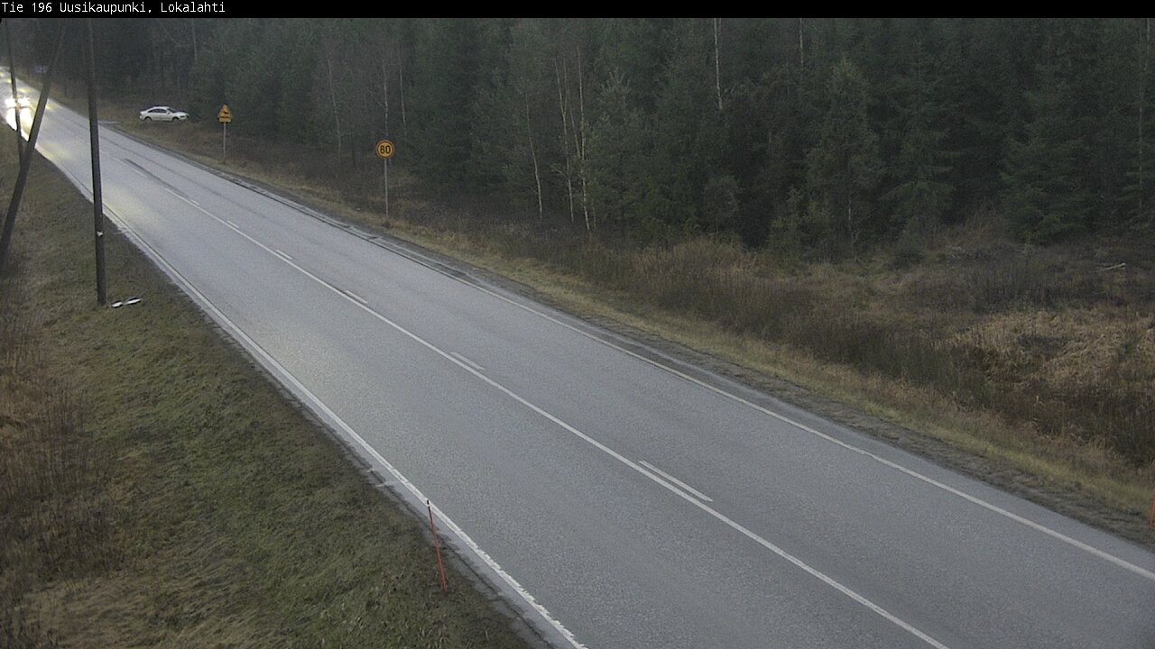 Weather Camera Image Väg 196 Nystad, Lokalax, Uusikaupunki, Varsinais-Suomi