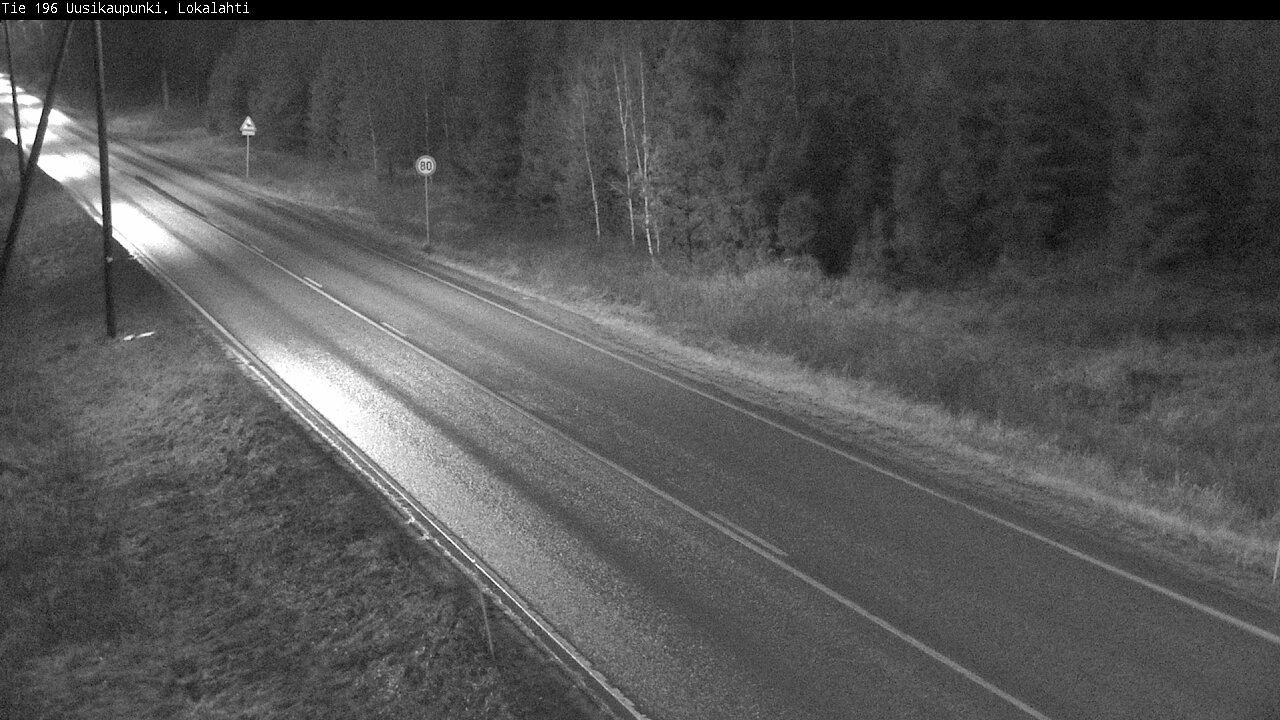 Weather Camera Image Väg 196 Nystad, Lokalax, Uusikaupunki, Varsinais-Suomi
