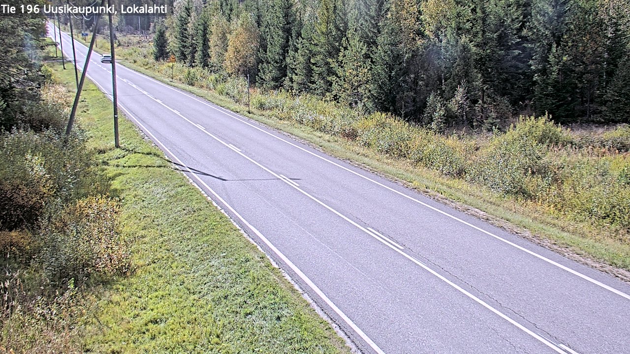 Weather Camera Image Road 196 Uusikaupunki, Lokalahti, Uusikaupunki, Varsinais-Suomi