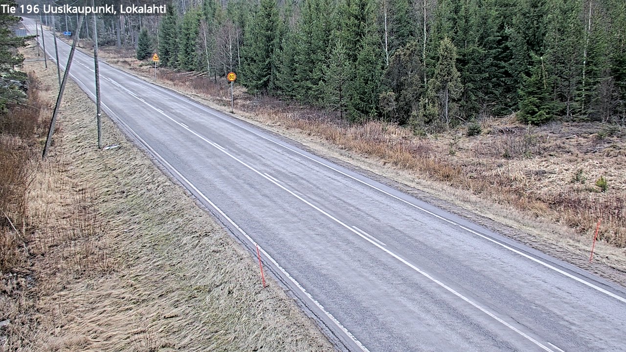 Kelikamerat Kuva Tie 196 Uusikaupunki, Lokalahti, Uusikaupunki, Varsinais-Suomi