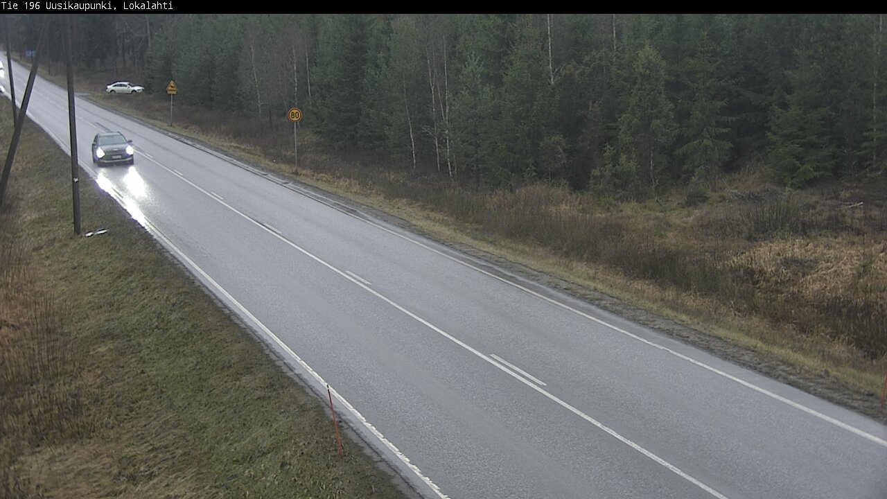 Weather Camera Image Väg 196 Nystad, Lokalax, Uusikaupunki, Varsinais-Suomi