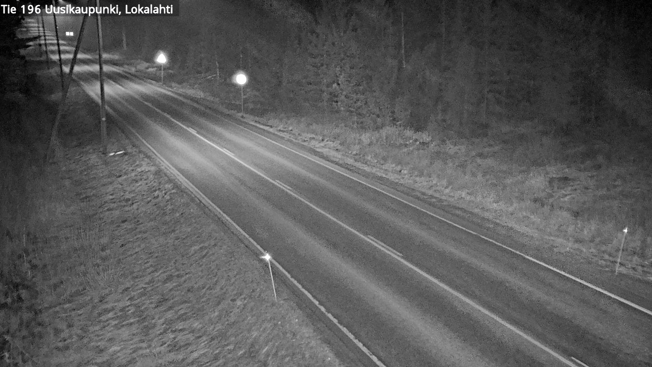 Weather Camera Image Väg 196 Nystad, Lokalax, Uusikaupunki, Varsinais-Suomi