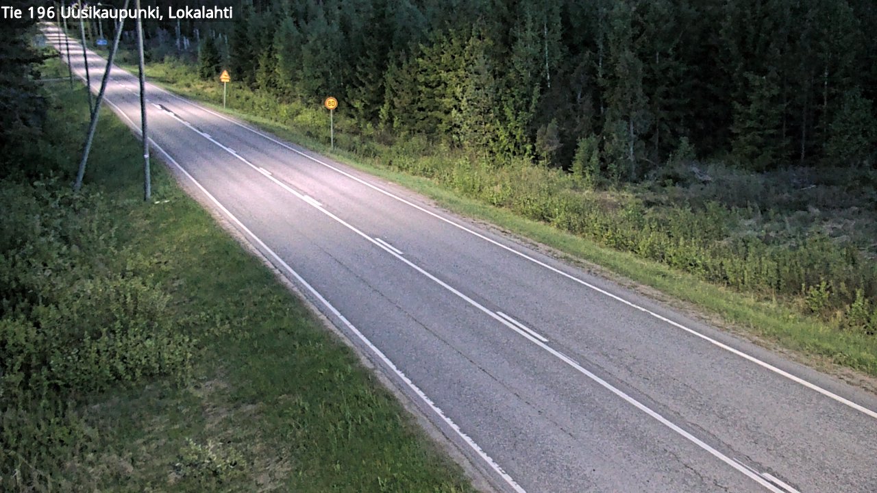 Kelikamerat Kuva Tie 196 Uusikaupunki, Lokalahti, Uusikaupunki, Varsinais-Suomi