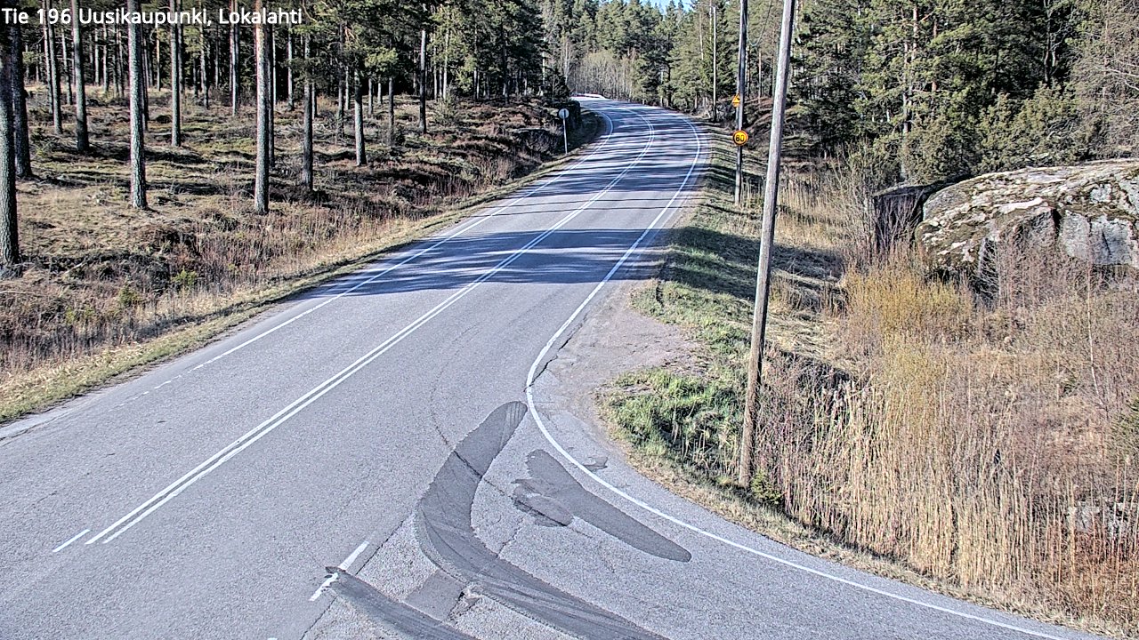 Weather Camera Image Väg 196 Nystad, Lokalax, Uusikaupunki, Varsinais-Suomi