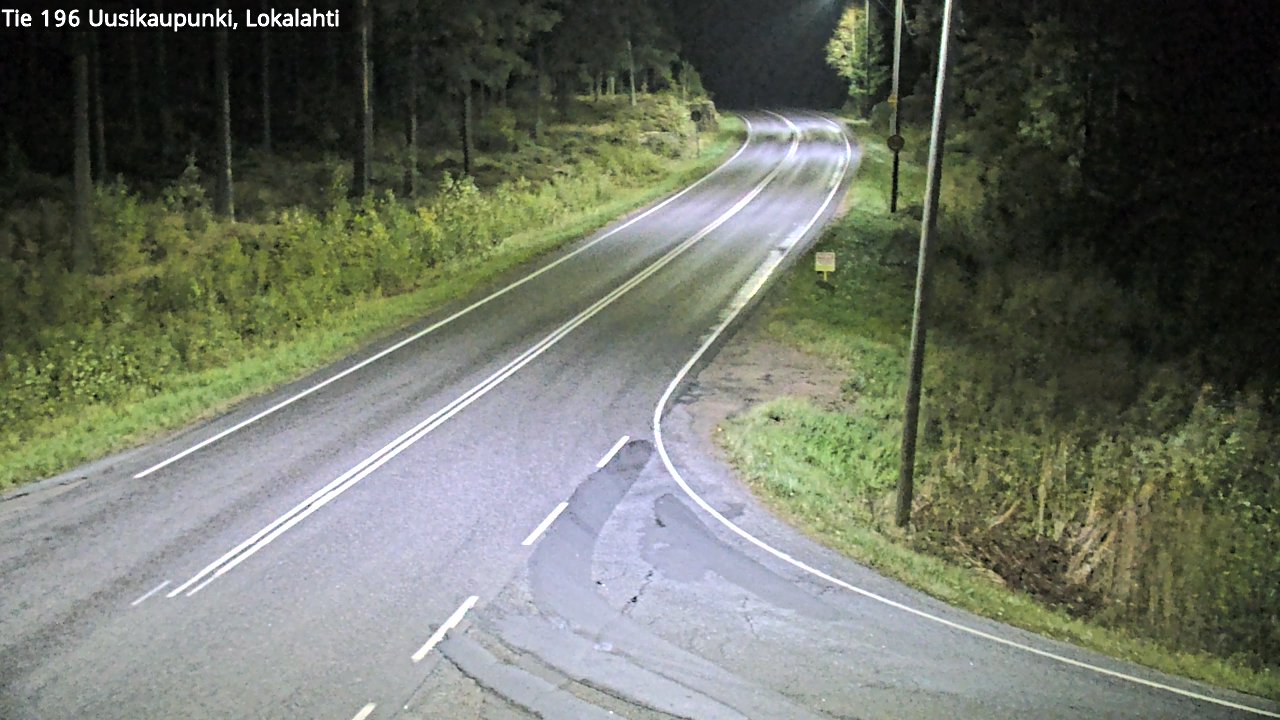 Weather Camera Image Road 196 Uusikaupunki, Lokalahti, Uusikaupunki, Varsinais-Suomi
