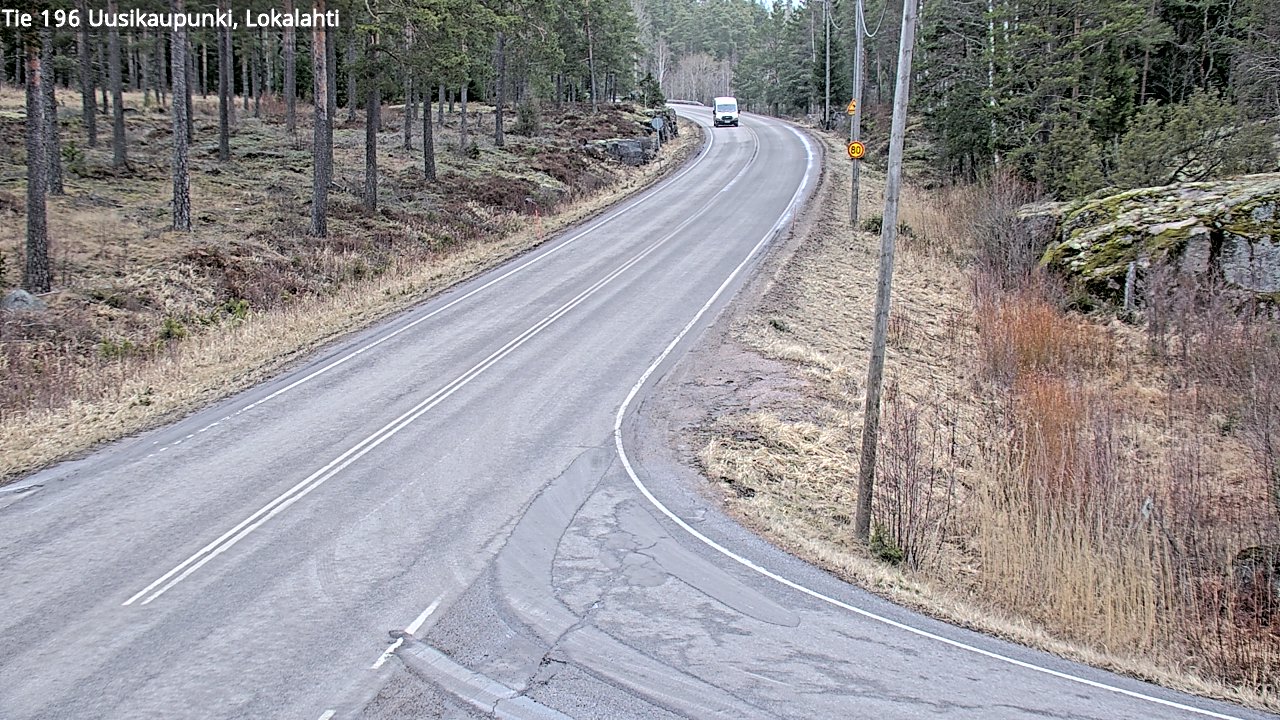 Kelikamerat Kuva Tie 196 Uusikaupunki, Lokalahti, Uusikaupunki, Varsinais-Suomi