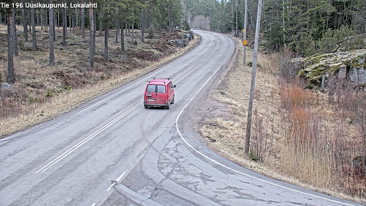 Kelikamerat Kuva Tie 196 Uusikaupunki, Lokalahti, Uusikaupunki, Varsinais-Suomi