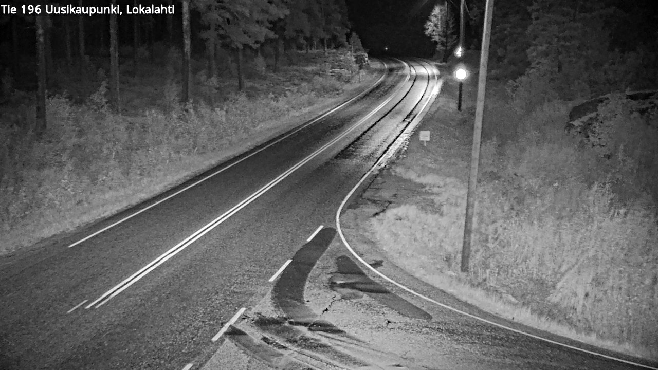 Weather Camera Image Road 196 Uusikaupunki, Lokalahti, Uusikaupunki, Varsinais-Suomi