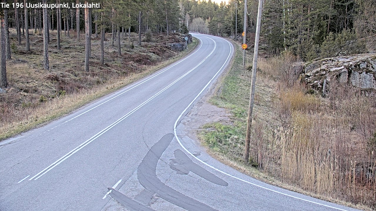 Weather Camera Image Väg 196 Nystad, Lokalax, Uusikaupunki, Varsinais-Suomi