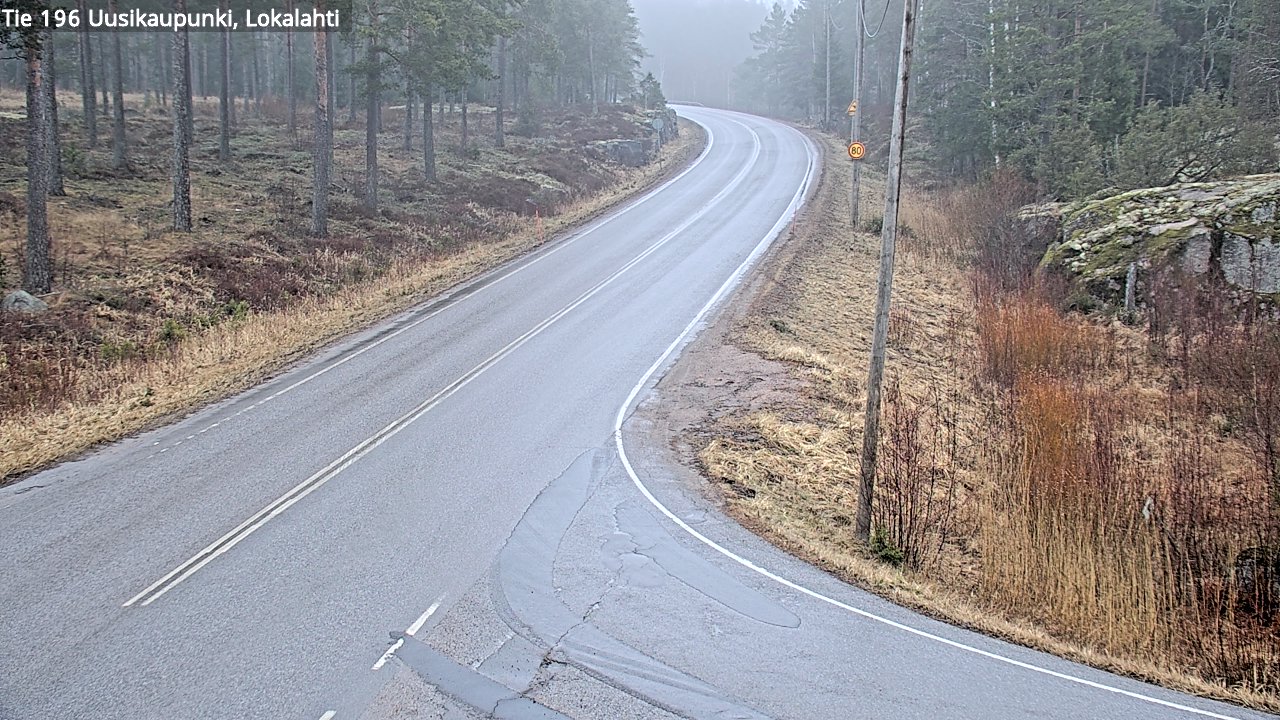Kelikamerat Kuva Tie 196 Uusikaupunki, Lokalahti, Uusikaupunki, Varsinais-Suomi