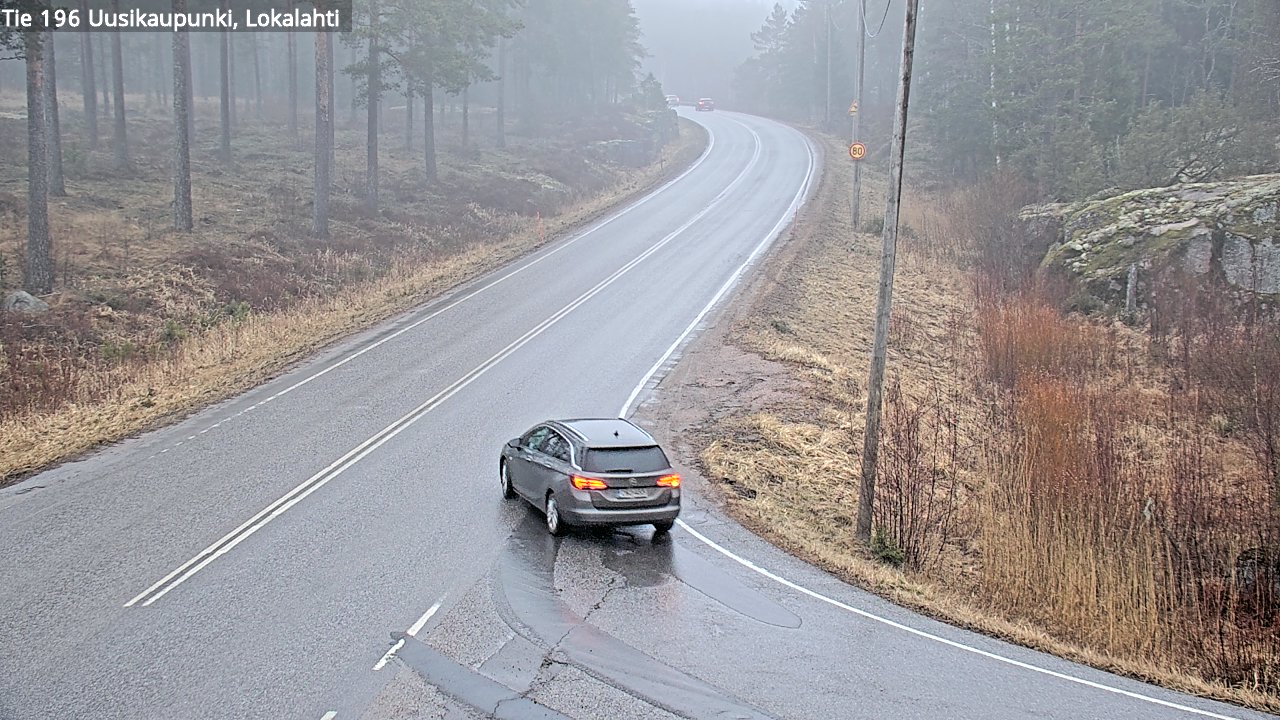 Kelikamerat Kuva Tie 196 Uusikaupunki, Lokalahti, Uusikaupunki, Varsinais-Suomi