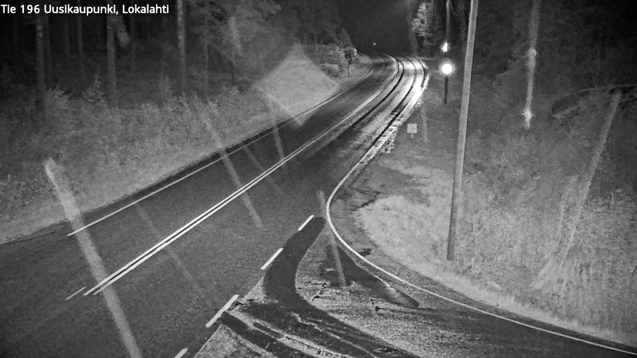 Weather Camera Image Road 196 Uusikaupunki, Lokalahti, Uusikaupunki, Varsinais-Suomi