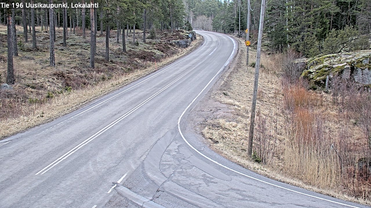 Kelikamerat Kuva Tie 196 Uusikaupunki, Lokalahti, Uusikaupunki, Varsinais-Suomi