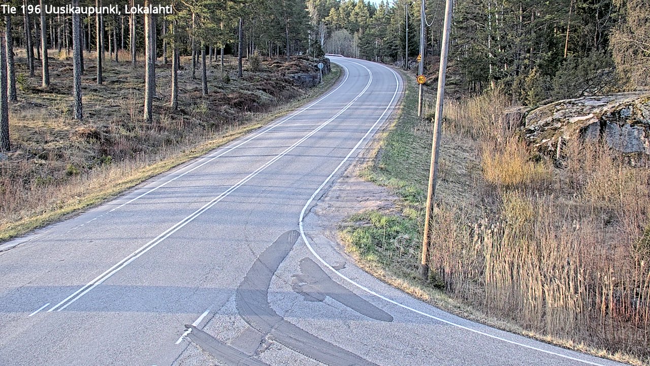 Weather Camera Image Väg 196 Nystad, Lokalax, Uusikaupunki, Varsinais-Suomi
