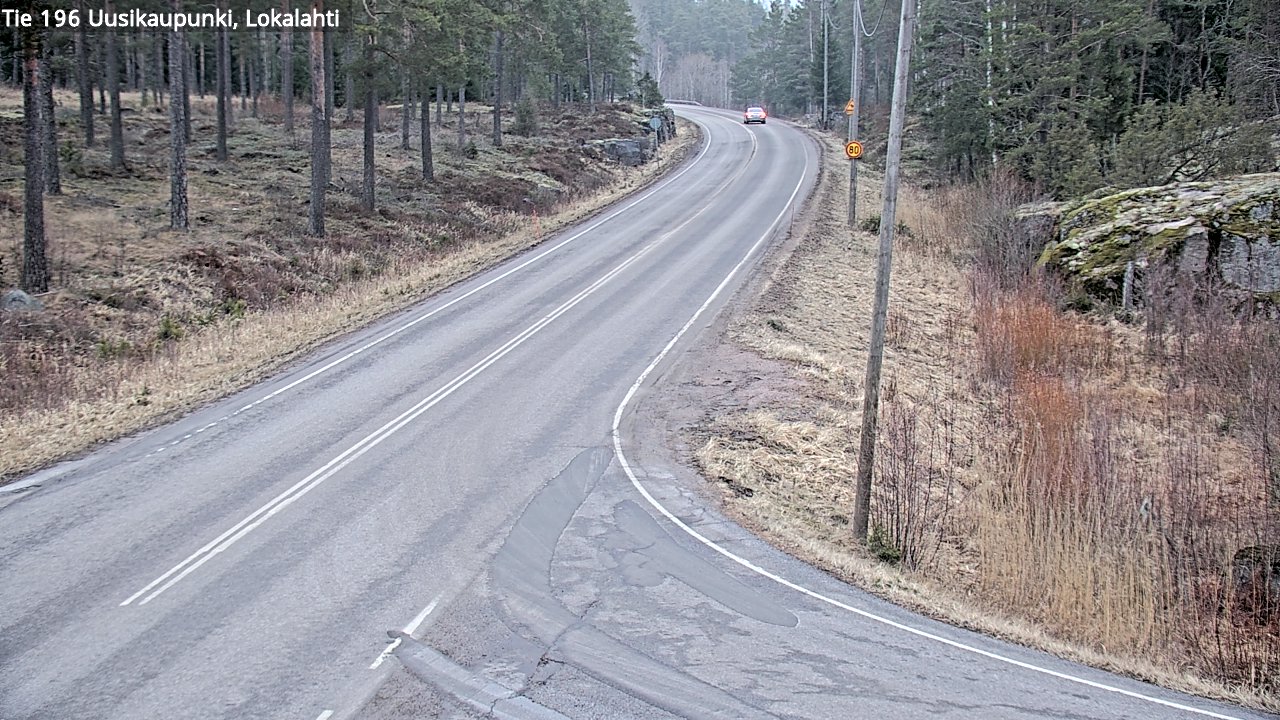 Kelikamerat Kuva Tie 196 Uusikaupunki, Lokalahti, Uusikaupunki, Varsinais-Suomi