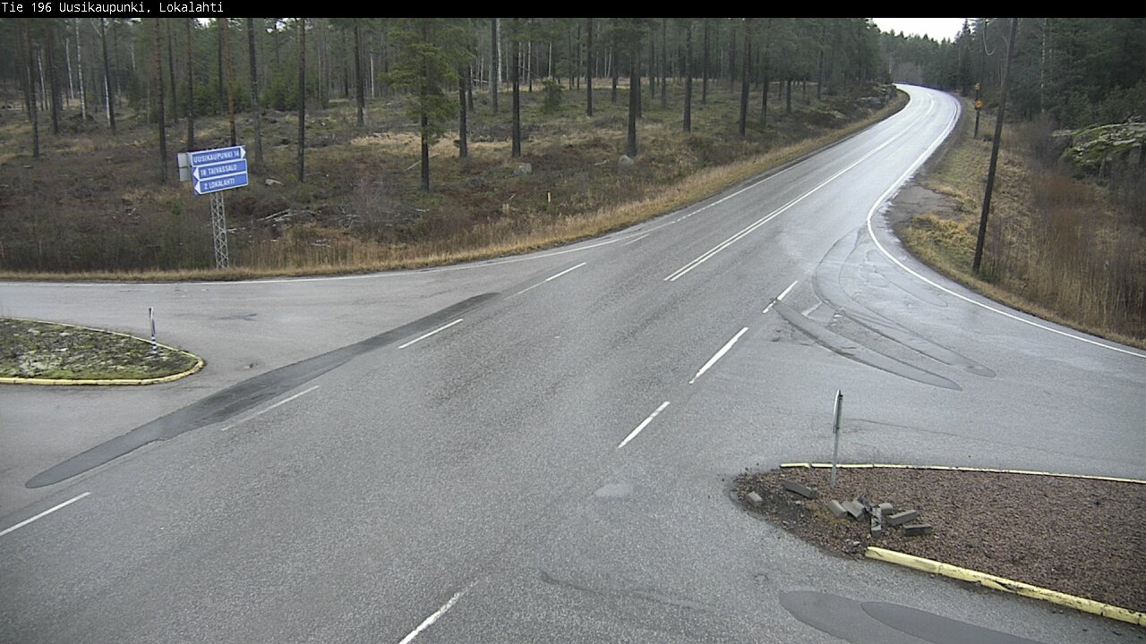 Weather Camera Image Väg 196 Nystad, Lokalax, Uusikaupunki, Varsinais-Suomi
