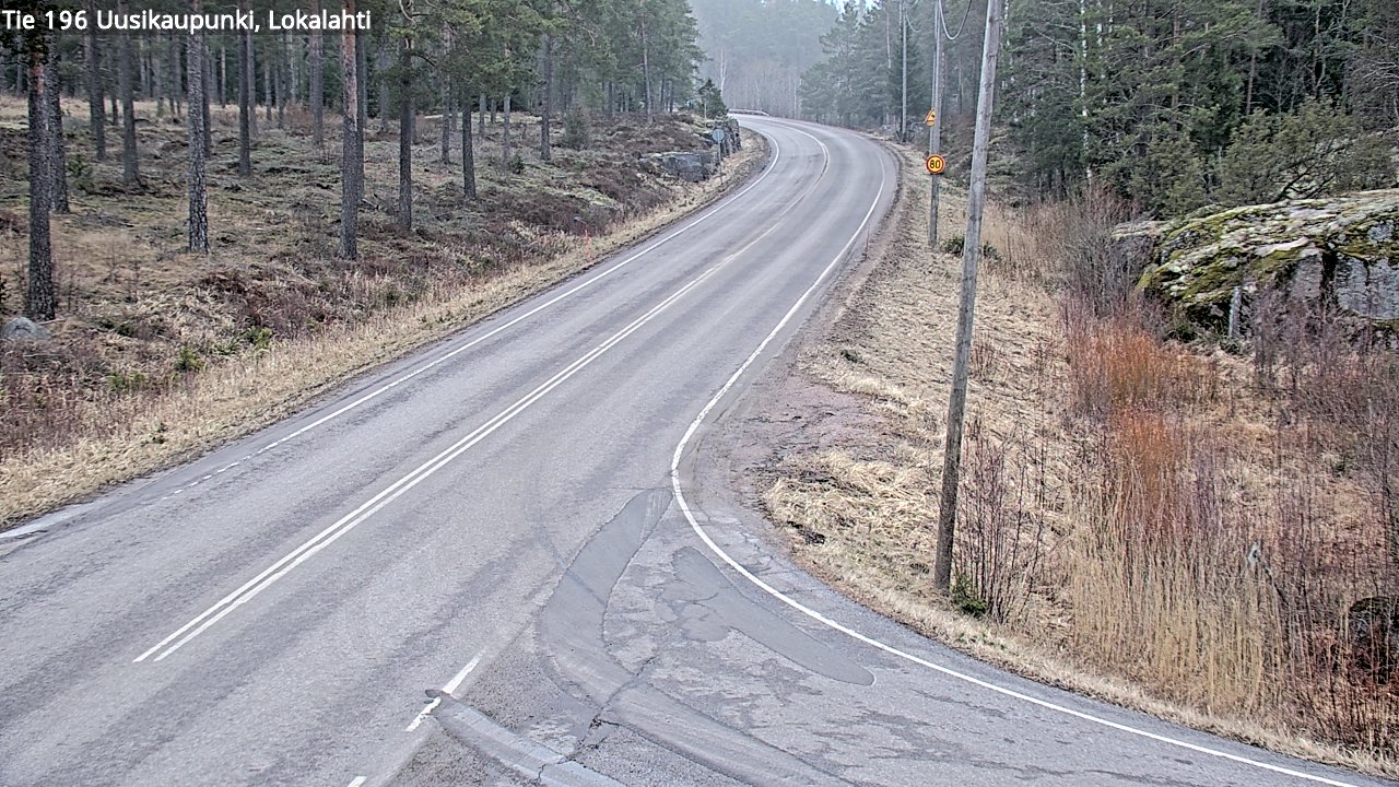 Kelikamerat Kuva Tie 196 Uusikaupunki, Lokalahti, Uusikaupunki, Varsinais-Suomi